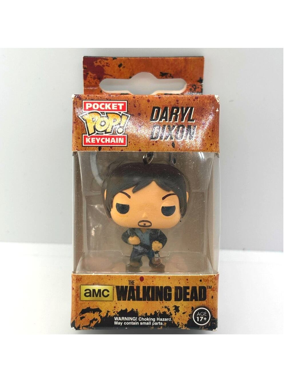 Funko Pop! Daryl Dixon Pocket Pop AMC The Walking Dead Keychain - New